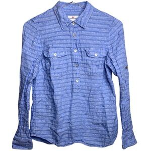 Vineyard Vines Light Blue Patterned Button Down Shirt